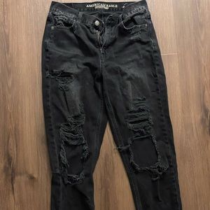 American Eagle Ripped Mom Jeans